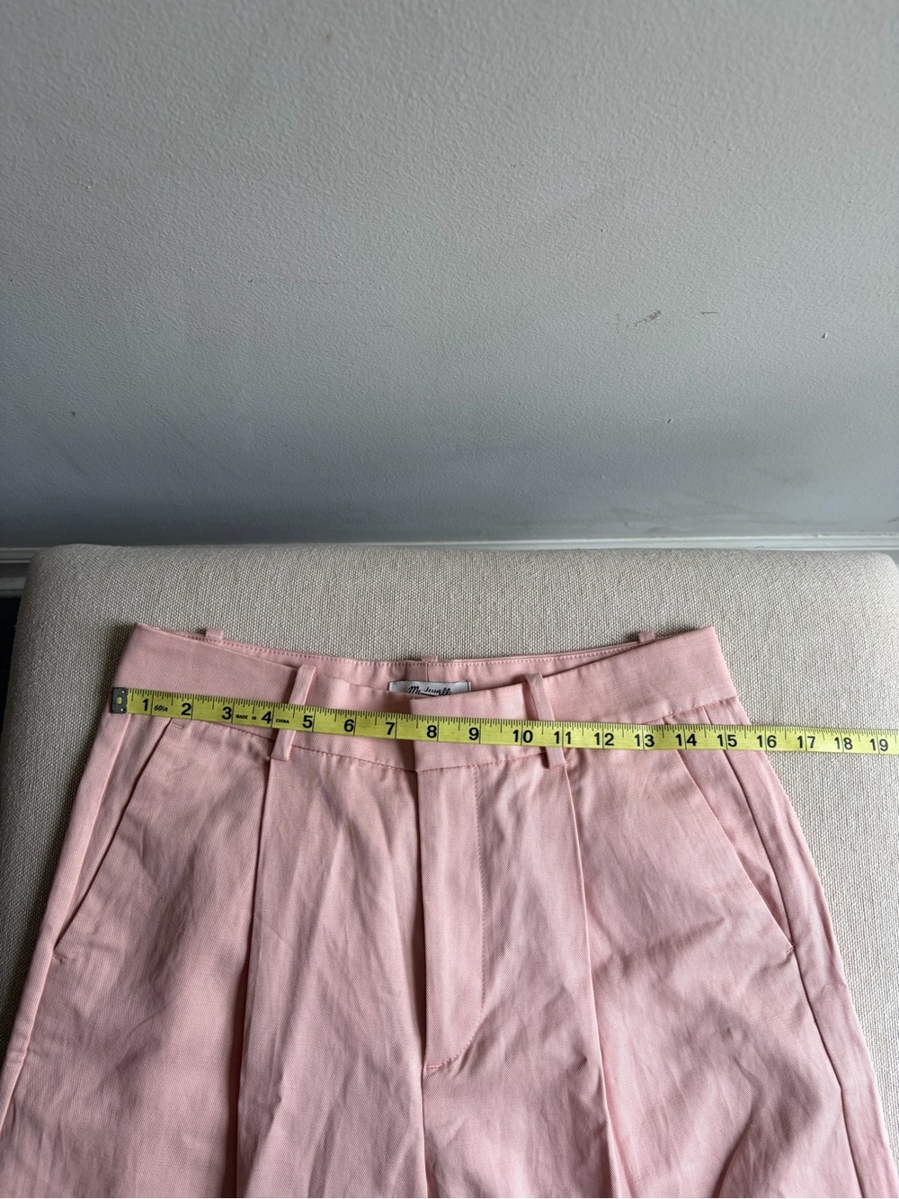 NWT! MADEWELL The Slouchy Straight Pant Pink Size 2 XS S - Picture 7 of 7